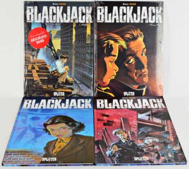 BLACKJACK, Band 1-4, Z: 0-1 / TOP, Splitter Verlag - Hardcover