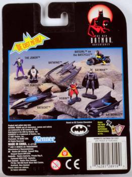 BATMAN DIE CAST BATMOBILE 1:64 - KENNER 1997 - MOC / TOP