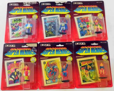 Konvolut collection DIE CAST 6 FIGURES DC SUPERHEROES SERIES ERTL