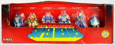 6 FIGURES DC SUPERHEROES boxed set - DIE CAST SERIES - ERTL