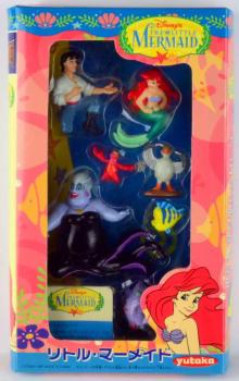 THE LITTLE MERMAID - Walt Disney figure set YUTAKA No.#17 - Japan - NIB / TOP
