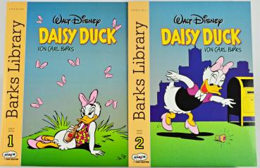 Carl Barks Library  " DAISY DUCK "  BAND 1 und BAND 2 - 1. Auflage - Z 1 / 1-