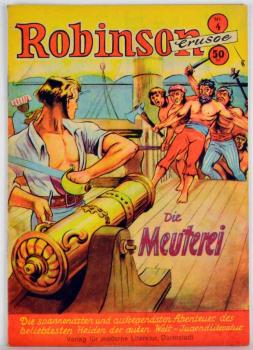ROBINSON Crusoe  Originalheft Band 4 - Verlag f.moderne Literatur - Z: 1- 2