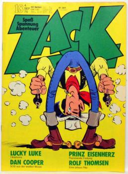 ZACK - Heft 18 / 1975 mit Poster - Z: 1 / Koralle Verlag