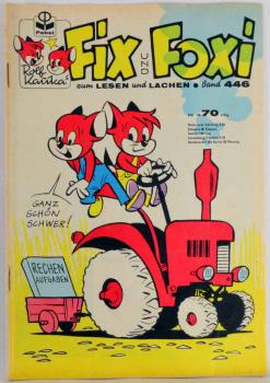Fix und Foxi  Band 446 , Z: 1-2,  Pabel Gevacur