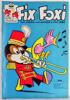 Fix und Foxi  Band 451 , Z: 2+,  Pabel Gevacur
