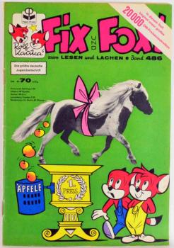 Fix und Foxi  Band 486 , Z: 1-2,  Pabel Gevacur
