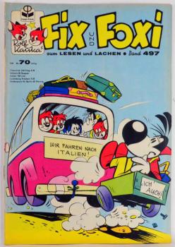 Fix und Foxi  Band 497 , Z: 1-2,  Pabel Gevacur