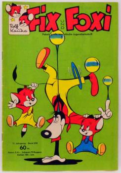 Fix und Foxi  Band 318 , Z: 1-2,  Pabel Gevacur