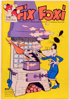 Fix und Foxi  Band 366 , Z: 1   Pabel Gevacur
