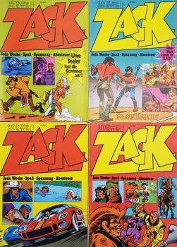 ZACK komplett, 1972-1980 , schöne Sammlung - Koralle Verlag