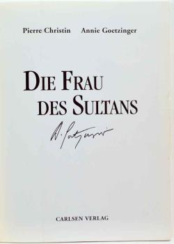 Die Frau des Sultans - signiert von Goetzinger - 1. Auflage - Carlsen Verlag