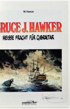 Bruce J. Hawker- Band 1 - signiert von Vance  - Carlsen  Verlag