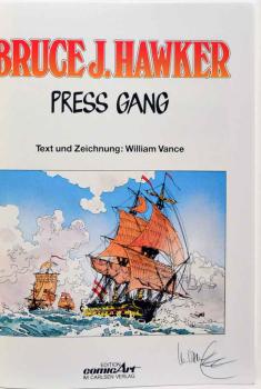 Bruce J. Hawker- Band 3 - signiert von Vance  - Carlsen  Verlag