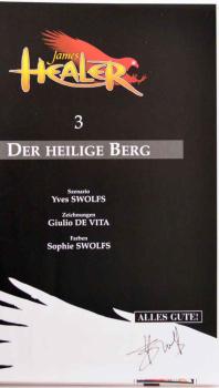 JAMES HEALER Band 1-3 Hardcover - jeweils SIGNIERT von Ives Swolfs - ALLES GUTE!