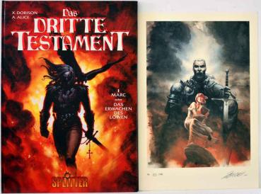 Das Dritte Testament - Band 1 und 2 - Hardcover mit Druck - TOP Zustand Splitter
