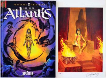 Atlantis - Band 1 - Hardcover mit Druck - TOP Zustand Splitter