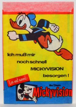 Mickyvision und Micky Maus Werbetüte / Papiertüte - Motiv Donald - TOP RARITÄT
