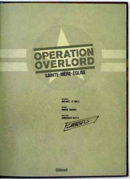 OPERATION OVERLORD 1-4 - signed SIGNE - Édition française - Glénat