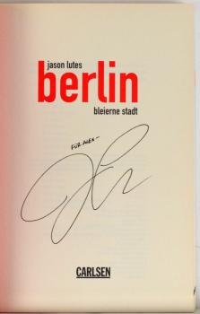 BERLIN - BLEIERNE STADT - signiert von Jason Lutes - Carlsen Comics