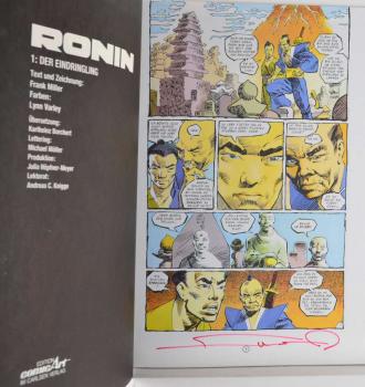 RONIN Band 1 - Der Eindringling signiert von FRANK MILLER - 1. Auflage - Carlsen