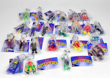 23 DC Comic Superhelden Schlüsselanhänger Set  DC super hero keyring assortement