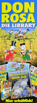 Werbeposter - SEIN LEBEN SEINE MILLARDEN - signiert Don Rosa