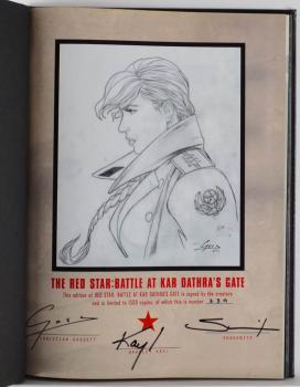 RED STAR - Battle at Kar Darthra´s Gate - limited and signed Hardcover - Image