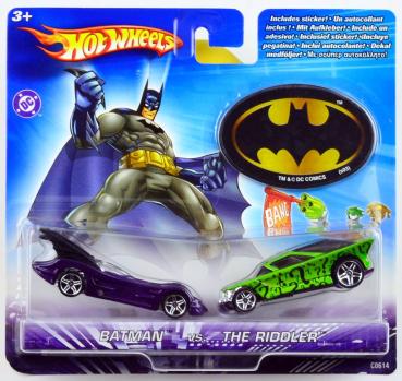Batman vs. The Riddler- Hot Wheels Mattel C0614-0515 - OVP factory sealed