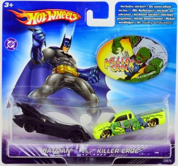 Batman vs. Killer Crog - Hot Wheels Mattel C0615-0515 - OVP factory sealed