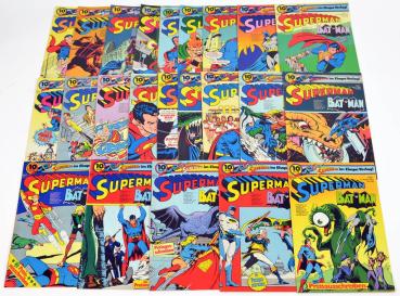 Superman Jahrgang 1976 fast komplett 1-26 - sehr gut- / z 1- , EHAPA VERLAG