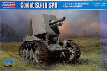 Soviet SU-18 SPH 1/35 model kit HobbyBoss 83875
