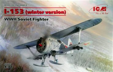 I-153 (winter version) WWII Soviet Fighter 1/32 model kit ICM 32011