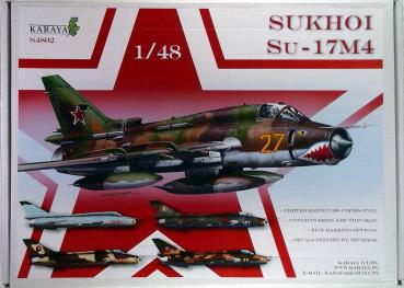 SUKHOI SU-17M4 - Limited Editon 200 Copies only - 1/48 model kit - KARAYA S4802
