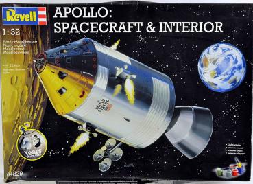 APOLLO: SPACECRAFT & INTERIOR 1/32 model kit REVELL 04829