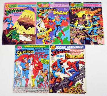 SUPERMAN SONDERAUSGABE Band 1-5 , Z: 1 Ehapa Verlag ab 1976