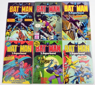 BATMAN Superband Band 1-11 - alle 1.Auflage, Z: 1 Ehapa Verlag ab 1974