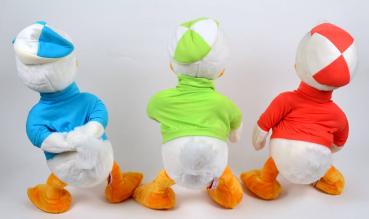 Disney Plüsch Tick Trick und Track Huey, Dewey, and Louie Joy Toy Big Plush RARE