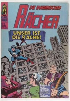 DIE RÄCHER Nr. 19 sehr gut / Z: 1, Marvel - Williams ab 1974