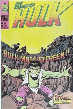 Hulk Nr. 24 - gut bis sehr gut  / Z: 1-2 , Marvel - Williams Verlag ab 1974