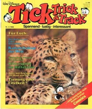 Tick Trick & Track Comic Magazin Nr.3/1980 - 7/1980 5 Hefte Ehapa