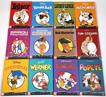 Preview: Bild Comic-Bibliothek  BAND 1 bis 12 komplett & OVP / Neu WELTBILD