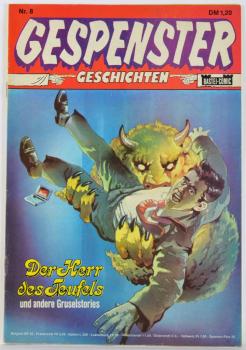 Gespenster-Geschichten Heft 8 , Z: 1-2 Bastei Verlag 1974