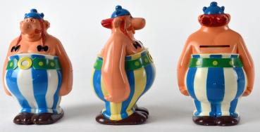 Obelix Spardosen Display Werbung Deutsche Bank 1970er Jahre - ULTRA SELTEN