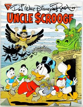 Uncle Scrooge Gladstone Comic Album No.19 signed by DON ROSA