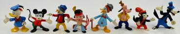 Heimo Magnum Disney Figuren - 8 Figuren - kompletter Satz 1960er/70er
