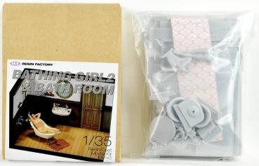 Bathing Girl 2 & Bathroom 1/35 - Resin Factory MM143