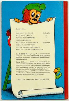 Petzi auf der Schildkröteninsel - Carlsen Verlag 1950er Jahre