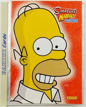 SIMPSONS MANIA! Sammelkarten komplett mit Album - TOP Zustand - Panini