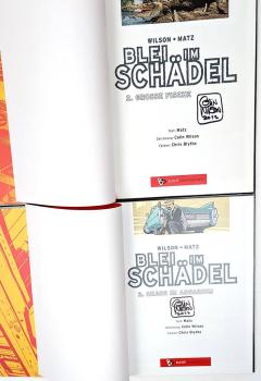 Blei im Schädel, Band 1-3 Hardcover - signiert von Wilson - Bunte Dimensionen